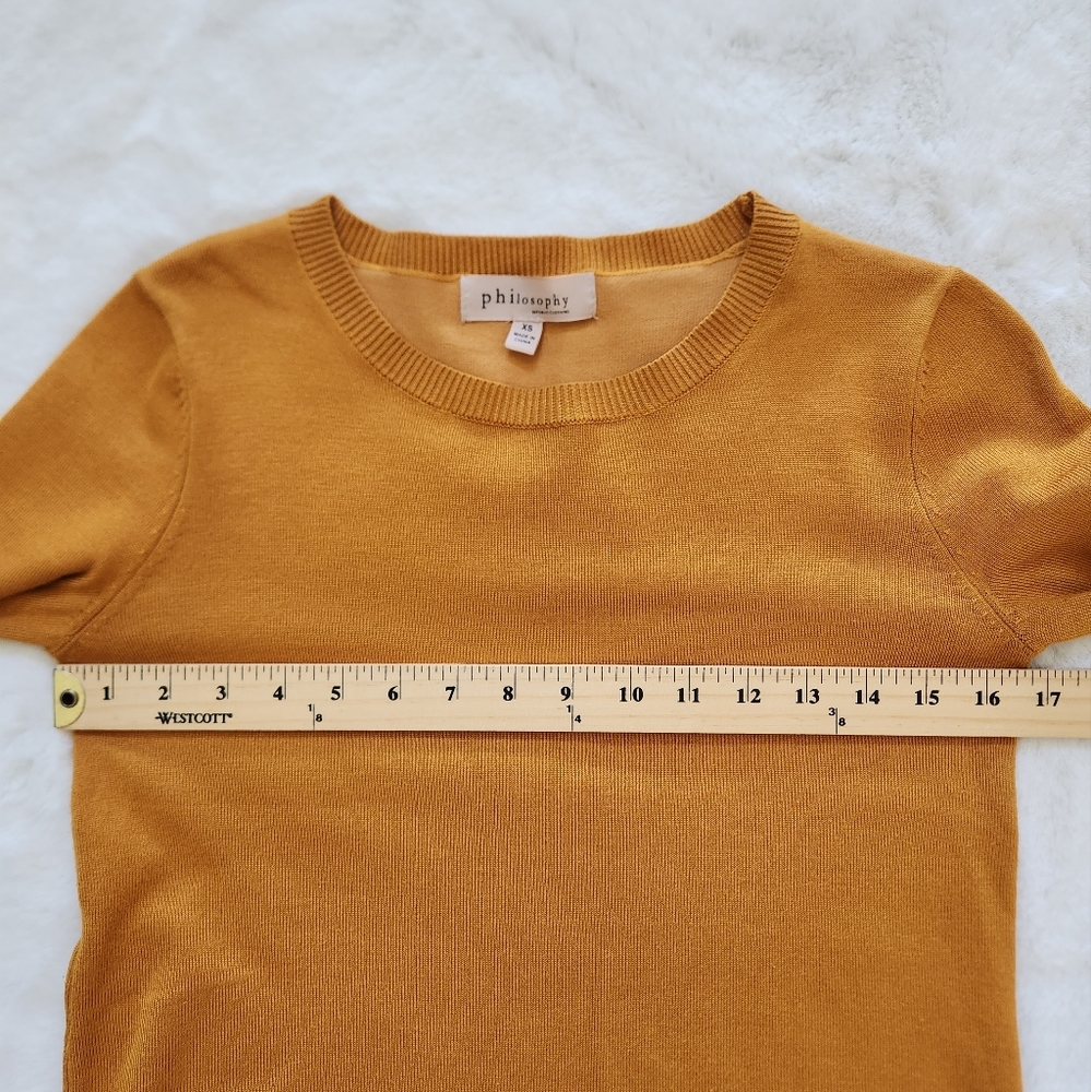 Philosophy Crew Neck Sweater W/rivet Button - Picture 10 of 13